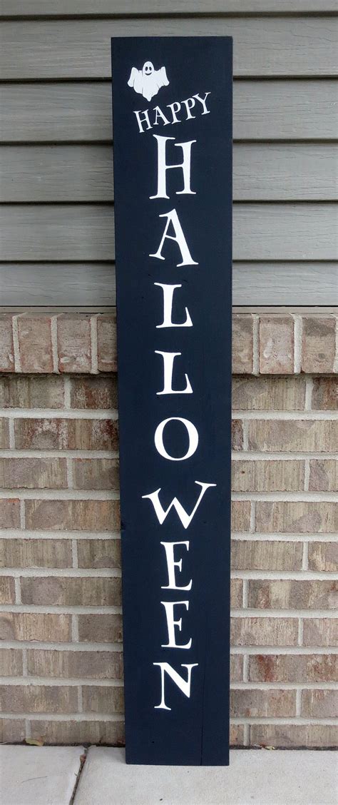 48 Halloween Sign / Signs for Porch / Porch Sign / Wood - Etsy