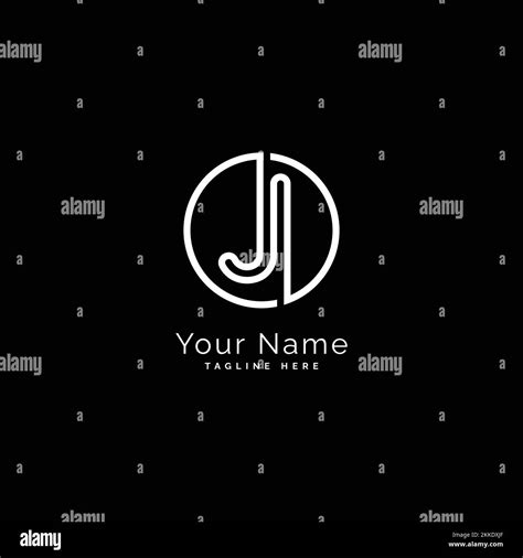 Letter J Logo Vector Design Template, Round Shape image with Alphabet J Stock Vector Image & Art ...