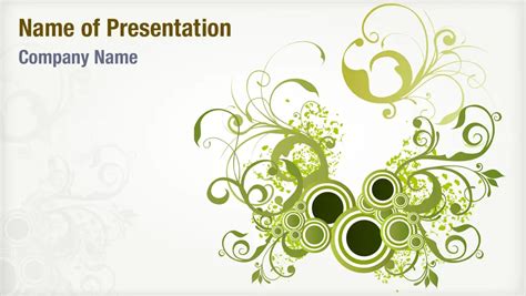 Floral Abstract PowerPoint Templates - Floral Abstract PowerPoint Backgrounds, Templates for ...