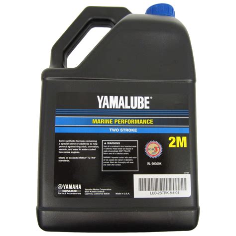 Yamaha Outboard Yamalube 2M MARINE 2 STROKE OIL GALLON TCW-3 LUB-2STRK-M1-04 780848336690 | eBay