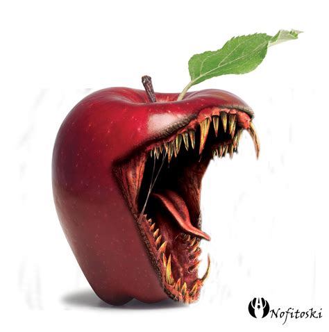 scary apple by AleksandarN on DeviantArt