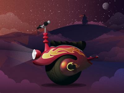 Lorax Scooter by Nick Slater on Dribbble