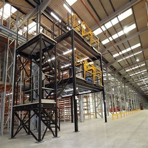 Commercial Building Mild Steel Mezzanine Platform Services, For Indoor ...