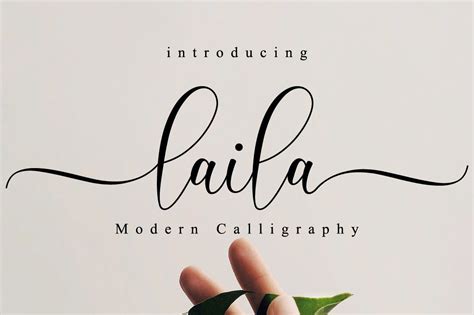 Laila // Modern Script , #Ad, #modern#elegant#branding#logos #Ad | Beautiful script fonts ...