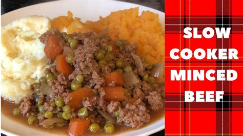 Easy slow cooker minced beef recipe & cook with me :) - YouTube