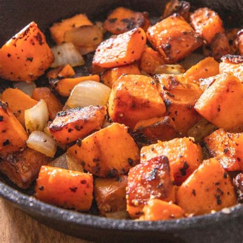 Pan Fried Sweet Potatoes | Bake It With Love