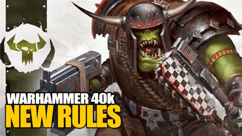 New Orks 10th Edition 40k Rules: Datasheets & Index Cards