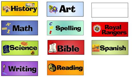 School+Subject+Labels+Classroom | Subject labels, School labels printables, Classroom subject labels