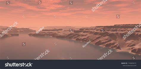 Life On Mars Water On Red Stock Illustration 1740828572 | Shutterstock