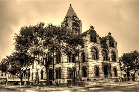 "Erath County Courthouse (Sepia-toned)" by Terence Russell | Redbubble