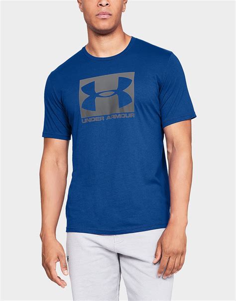 Blue Under Armour Boxed Sportstyle T-Shirt | JD Sports UK