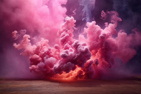 Pink Smoke Bomb Background Graphic by Forhadx5 · Creative Fabrica