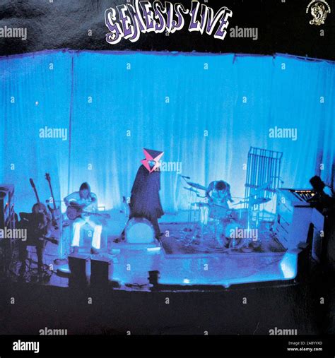 GENESIS Live - Vintage vinyl album cover Stock Photo - Alamy