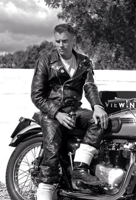 50's Biker | Vintage biker, Rocker, Biker leather