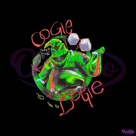 Funny Oogie Boogie Roll The Dice PNG Sublimation File