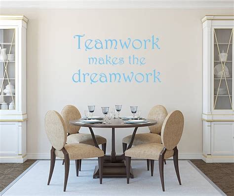 Teamwork Wall Art Quote 3 Sizes Wall Decoration Office Home Statement ...