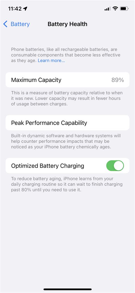 iPhone 12 Pro battery health 89% after 7 … - Apple Community