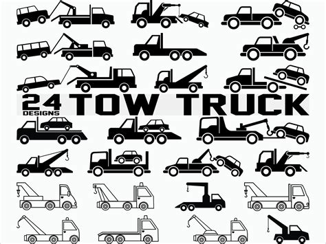 Tow Truck SVG Bundle/ Tow Truck SVG/ Tow Vehicle Svg/ Tow | Etsy | Tow truck, Trucks, Towing