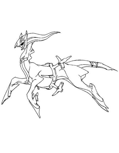 Pokemon legends arceus coloring page