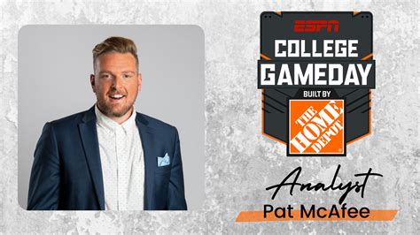 Pat McAfee Joins ESPN’s College GameDay Built by The Home Depot - ESPN ...