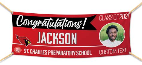 St. Charles Preparatory High School Graduation Banners (2x5')