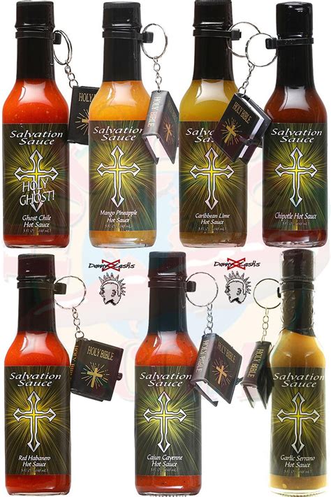 Flaming Hot Sauce Gift Bag