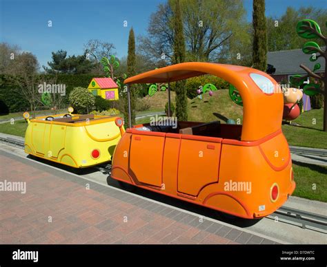 Daddy Pigs car ride at Peppa Pig World, Paultons park, Hampshire Stock ...