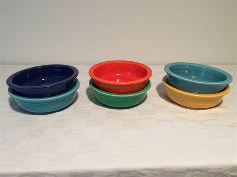 Set of 6 Vintage Fiestaware Fruit Bowls by AtticinDC on Etsy