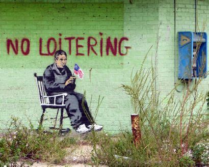 No Loitering, New Orleans, Banksy | Banksy, Street art banksy, Banksy work