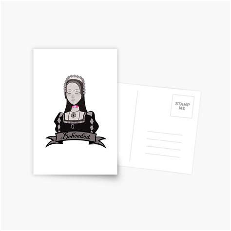 "Katherine Howard Beheaded" Postcard for Sale by TaemarArt | Redbubble