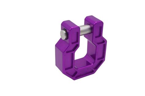 Royal Show Shackle - D Ring Hook - BILLET (Royal Hooks) PURPLE – Royal ...