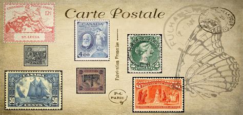 Postcard And Stamps Free Stock Photo - Public Domain Pictures