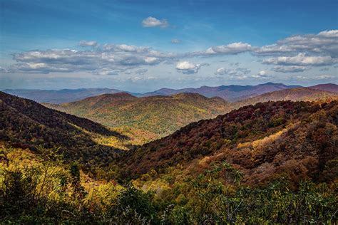 North Georgia Mountains Fall View Photograph by Michelle Wittmer-Grabowski - Fine Art America