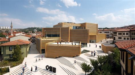 Odunpazari Museum, Eskisehir, Turkey. Architect Kengo Kuma [1024x576 ...