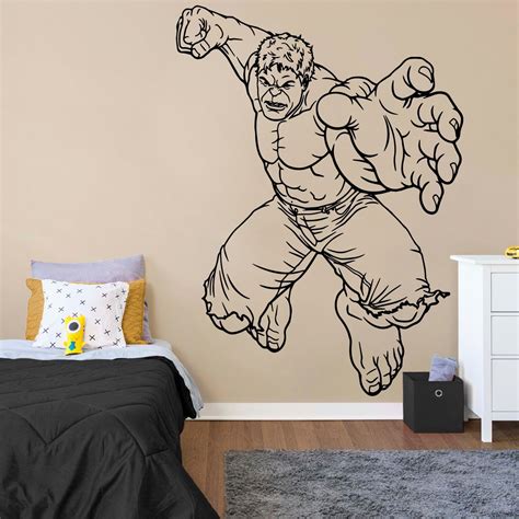 Hulk Wall Decal - Kuarki - Lifestyle Solutions in 2020 | Hulk wall decal, Wall decals, Wall