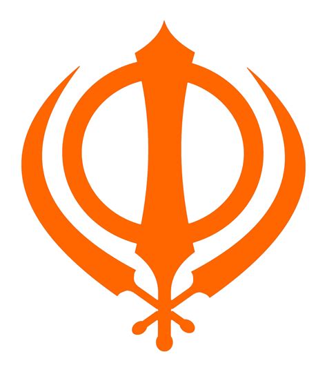 Sikh symbol - simple orange Khanda | Flickr - Photo Sharing!