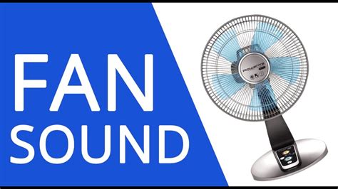 Electric fan sound effect - YouTube