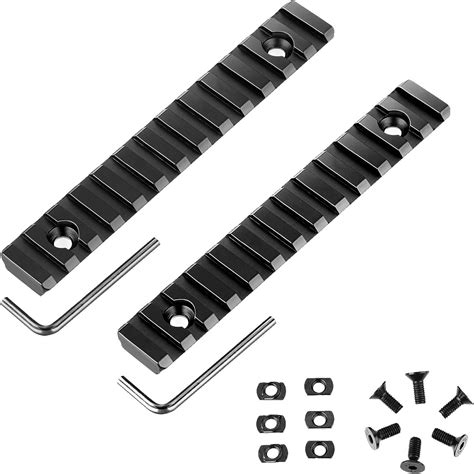 ZONEBIKE Metal mlock Rail 2 pcs 13 Slot with mlock India | Ubuy