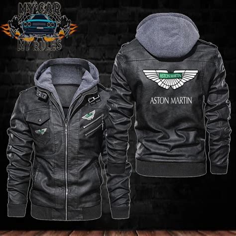 Aston Martin Leather Jacket With FREEE SHIPPING - My Car My Rules