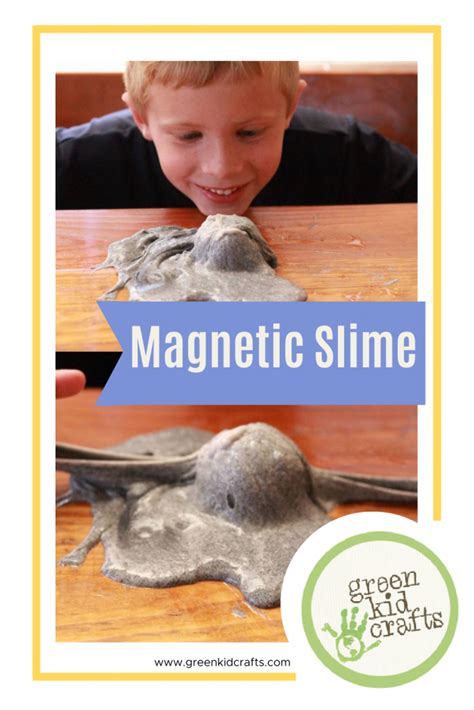 Exciting Magnetic Slime Experiment – Green Kid Crafts