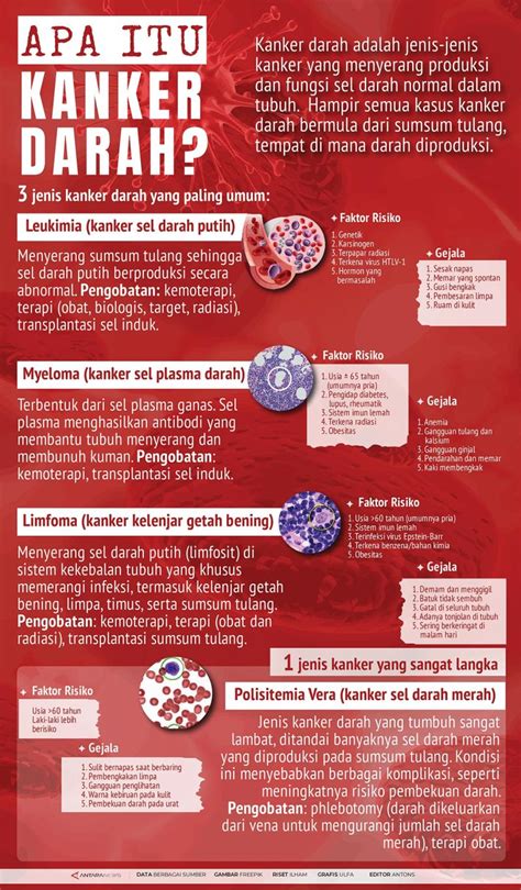 Apa itu kanker darah? - Infografik ANTARA News