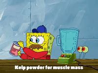 Spongebob Flexing Gif