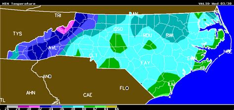 Detailed NC Weather Outlook – AWIS | NC State Extension