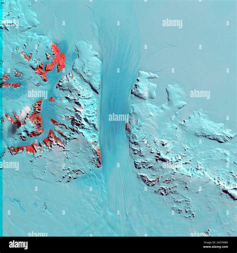 Satellite image byrd glacier hi-res stock photography and images - Alamy