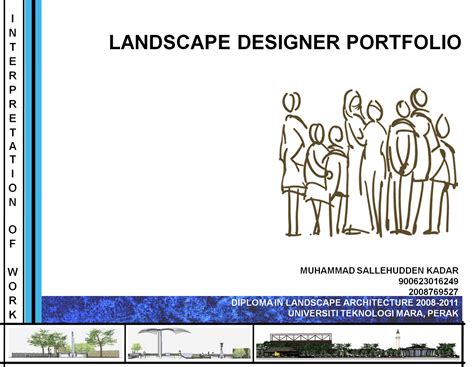 Me and Landscape Architect: My landscape Designer Portfolio