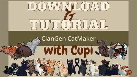 Clan-Gen Cat Maker | Download and Tutorial For Windows - YouTube