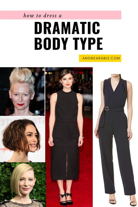 How to Dress a Dramatic Kibbe Body Type in 2020 | Body types, Dramatic hair, Dramatic classic