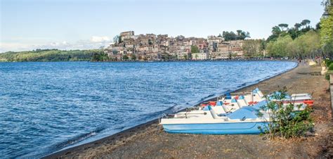 Anguillara Sabazia - Rome - Bracciano Lake - Italy Stock Image - Image of towns, pedal: 60732693