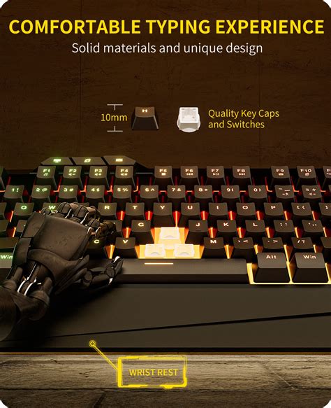 Buy havit Gaming Keyboard and Mouse Combo, Backlit Computer keyboards ...