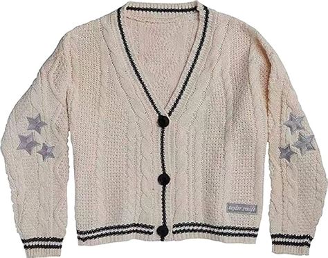 Taylor Swift Same Sweater, Folklore Knitted Cardigan Sweater Taylor Swift Cardigan: Amazon.ca ...